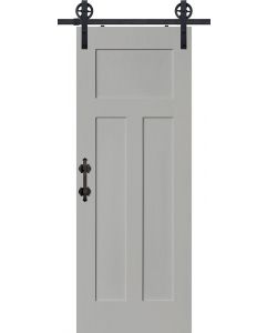 Craftsman MDF Single Barn Door- Design on 2 Side