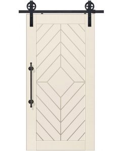 Lynnwood MDF Single Barn Door- Design on 2 Side
