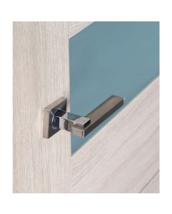 Prefinished Edna Vetro Shambor Modern Interior Double Door