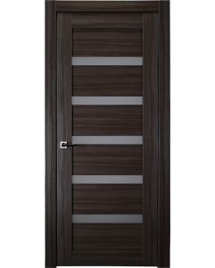 Prefinished Leora Vetro Gray Oak Modern Interior Single Door