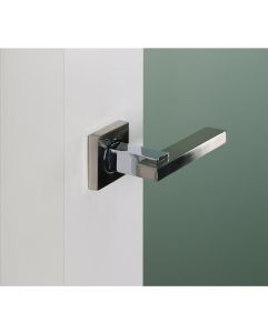 Prefinished Smart Pro 207 Vetro Polar White Modern Interior Double Door