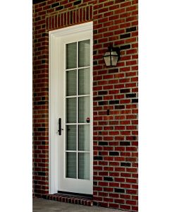 Low-e Full Lite, 10 Lite SDL Fiberglass Single Door