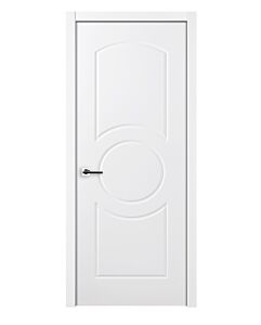 Ovalo Circle, Soft White, Prefinished Interior Single Door