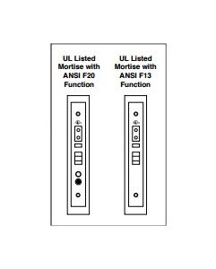 Rectangular Full Length Mortise Entry Set