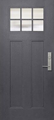 ValueSeries |36" x 80" Craftsman 6-lite SDL Mahogany Single Door