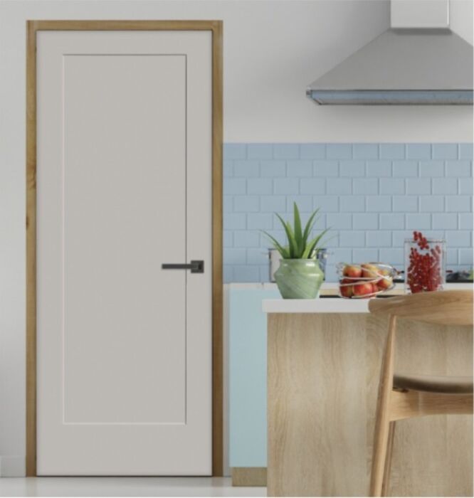 80" Primed 1 Panel Bevel Bead Interior Door, 1-3/8 Thick, PRI1801B2