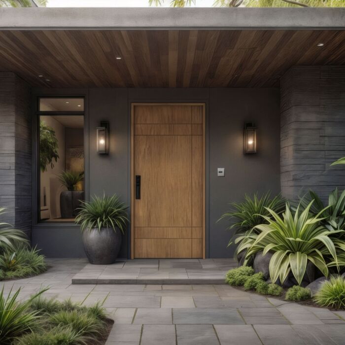 Alto SOLID Flush Panel Contemporary Modern Single Door
