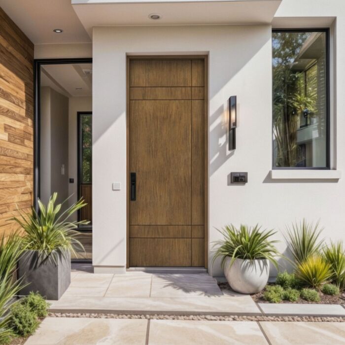 Alto SOLID Flush Panel Contemporary Modern Single Door