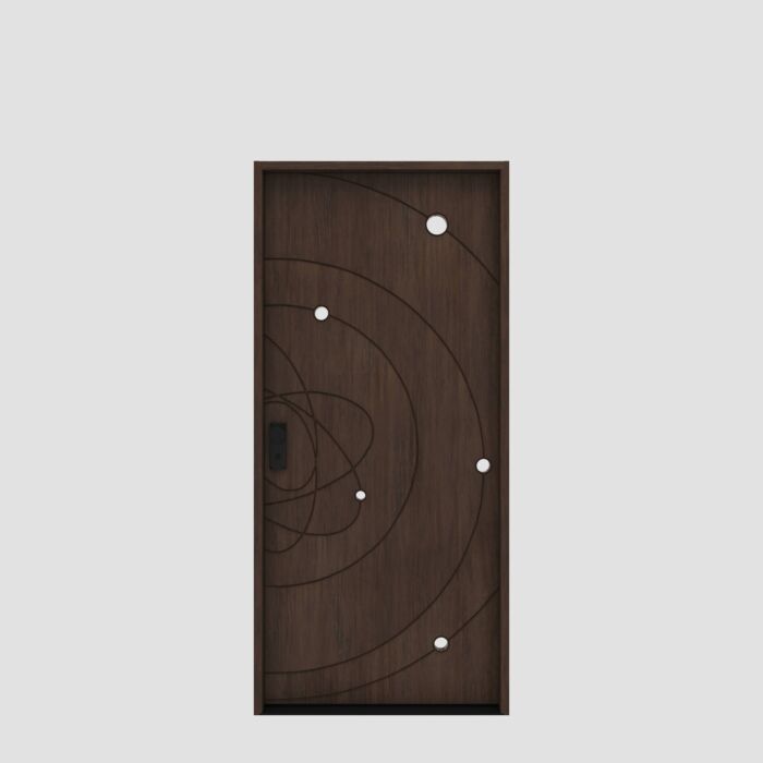 Auron Artistic Lite SOLID Flush Panel Eclectic Shaker Single Door