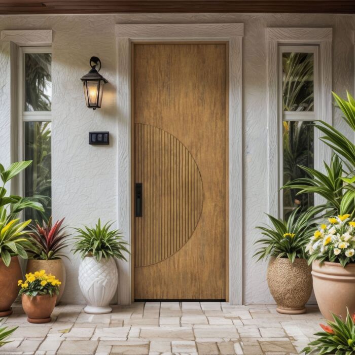 Lunara SOLID Flush Panel Contemporary Modern Single Door