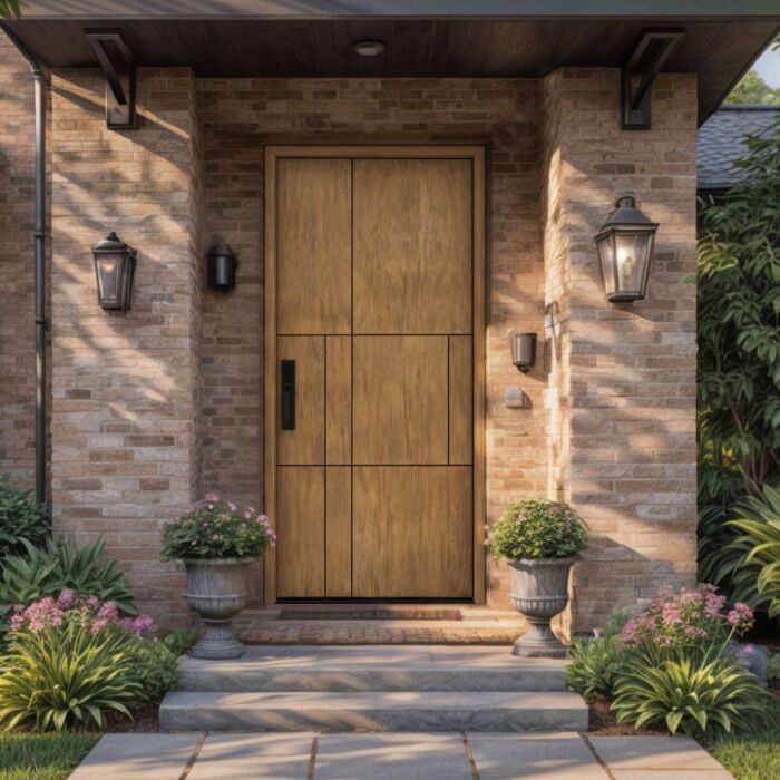 Paneo SOLID Flush Panel Contemporary Modern Single Door