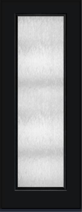 96 Chord Full Lite Smooth Fiberglass Single Door , WBD Impact