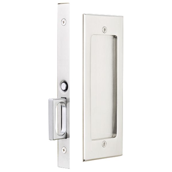 Modern Rectangular Passage Pocket Door Mortise Lock