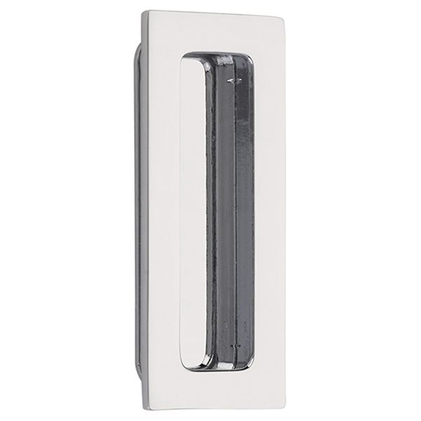 Modern Rectangular 1-3/4" x 4" Flush Pull