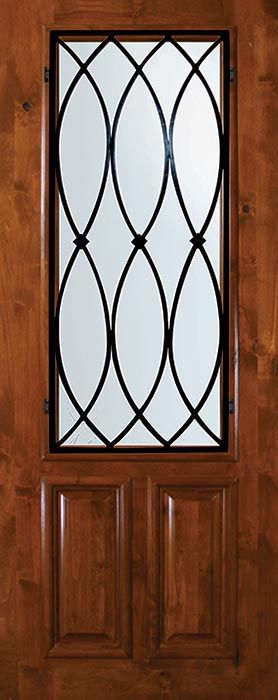 36" x 96" 2/3 Lite La Salle Alder Door