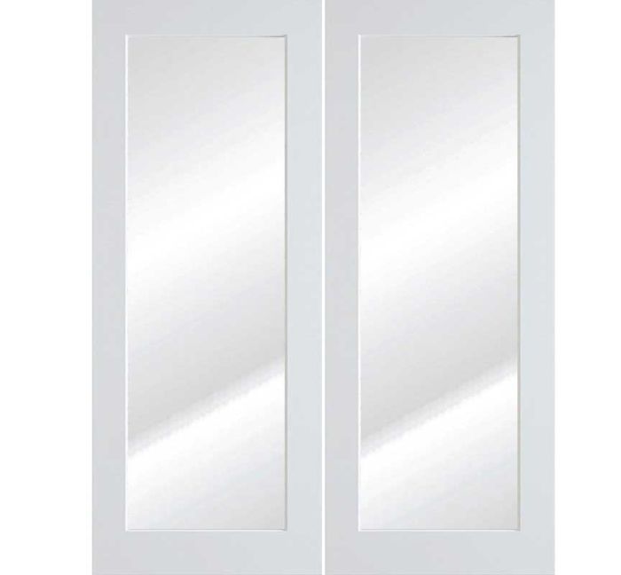 96" WG | Primed Frosted French Double Door | 4620FPRM