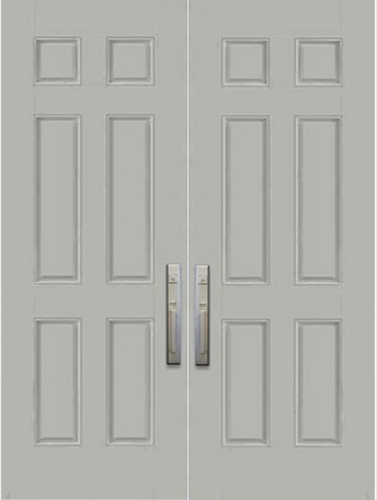 ValueSeries|36" x 96" 6 Panel Smooth Double Door