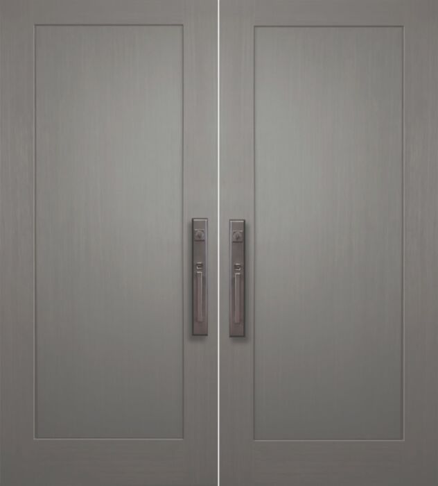 ValueSeries |80" Fir Craftsman Shaker 1 Panel Double Door