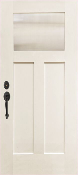 ValueSeries|80" Craftsman 1-lite Smooth Wide View Clear Glass Single Door
