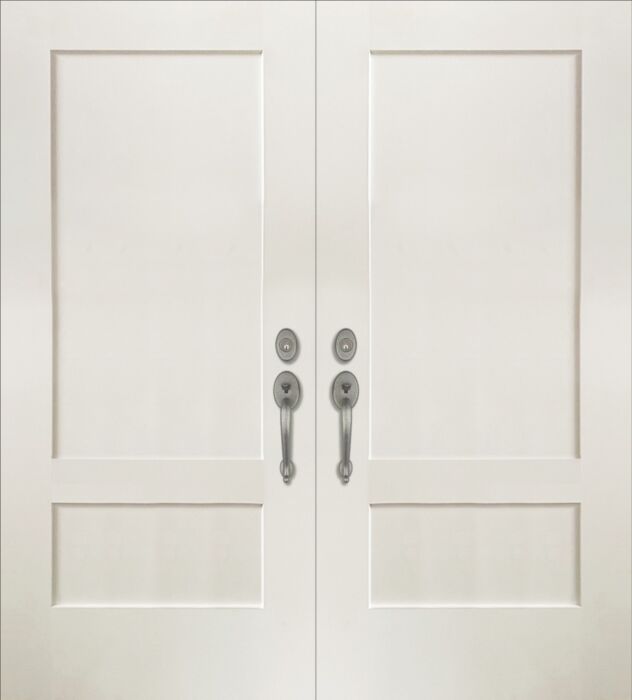 ValueSeries|80" Smooth Shaker 2 Wide Panel Double Door