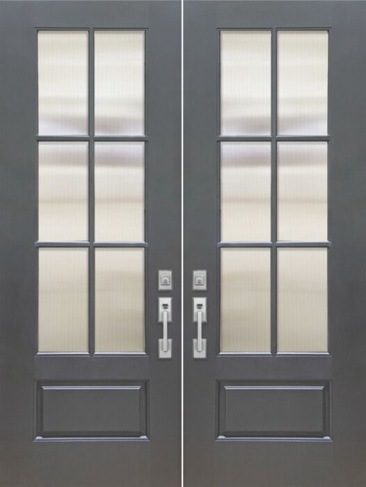 ValueSeries |96" 3/4 Lite 6 Lite SDL Flush Glazed Double Door