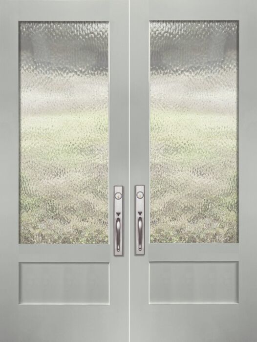 ValueSeries|96" 3/4 Lite Flush Glazed Wide View Double Door
