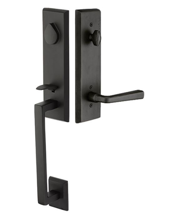 Rustic Modern Rectangular Monolithic Tubular Entry Set