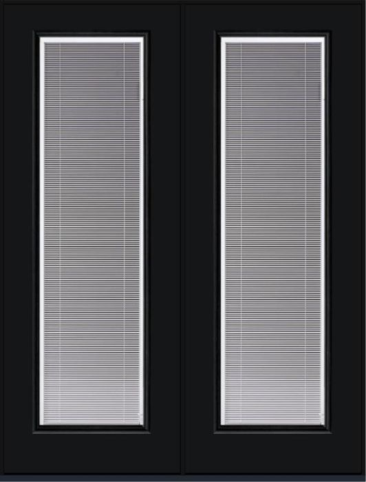 96 Clear Raise/Tilt Smooth Fiberglass Double Doors , WBD Impact
