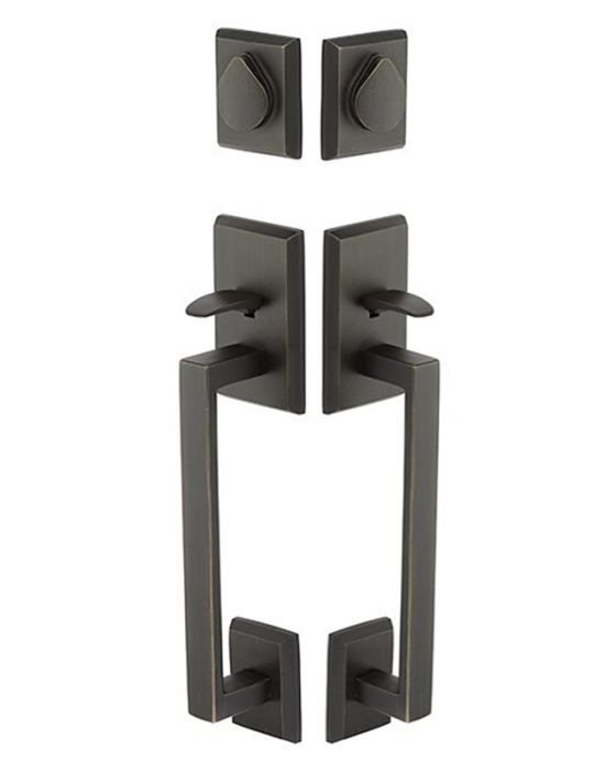 Rustic Modern Rectangular Sectional Grip By Grip Entry Set