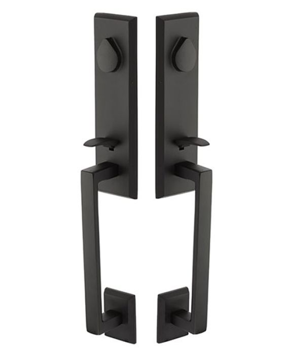 Rustic Modern Rectangular Monolithic Grip By Grip Entry Set