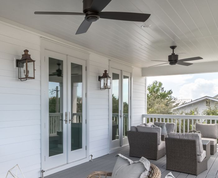 Low-e 96" Full Lite Fiberglass Double Door, Impact Rated