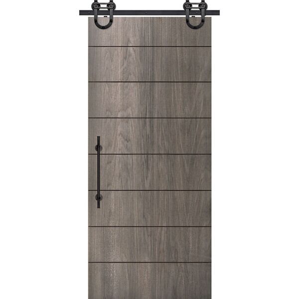 107" Birch Westwood Solid Contemporary Single Barn Door