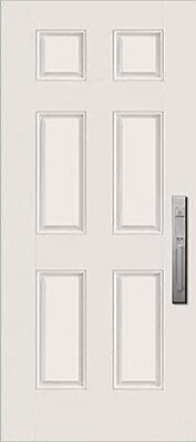 ValueSeries|36" x 80" 6 Panel Smooth Single Door