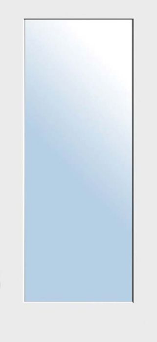 96" Primed Full Lite Interior Door, Clear, 1-3/8 Thick, PRI8401CL