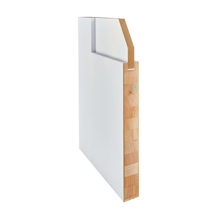 80" Primed 5 Panel Shaker Interior Double Door, 1-3/8 Thick, PRI8405