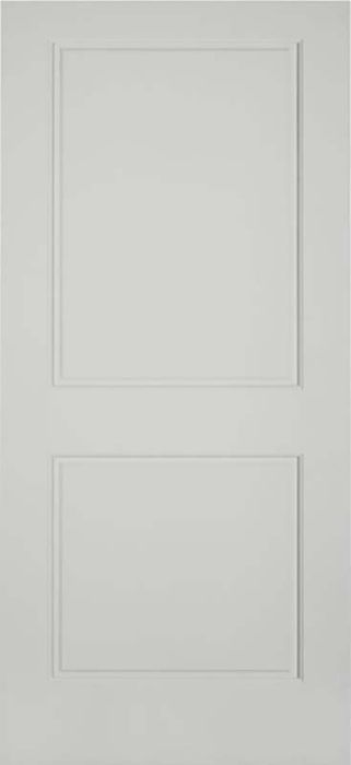 96" Primed 2 Raised Panel Ovolo Interior Door, 1-3/8 Thick, PRIOV22