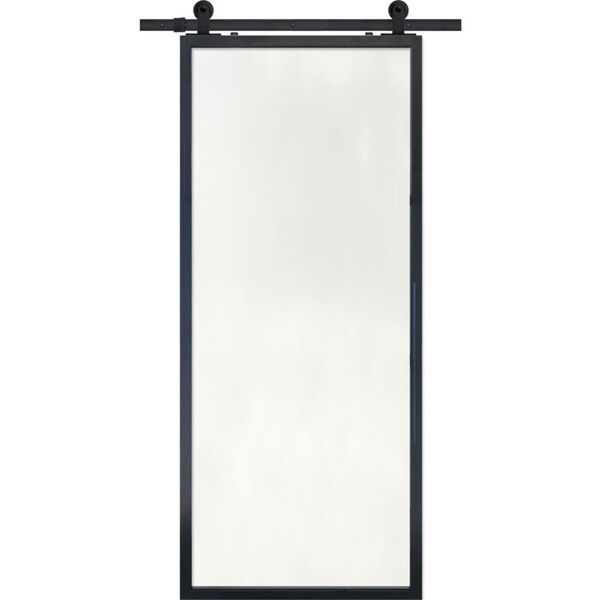 1 Lite Contemporary Metal Single Barn Door