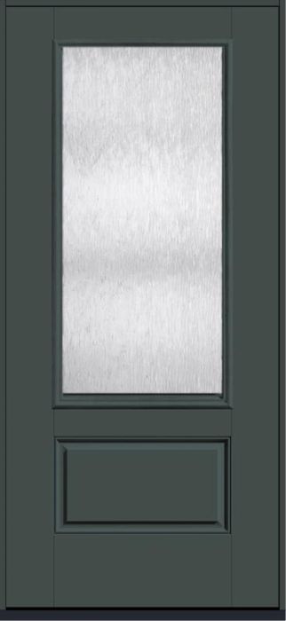 80 Chord 3/4 Lite 1 Panel Smooth Fiberglass Single Door , WBD Impact
