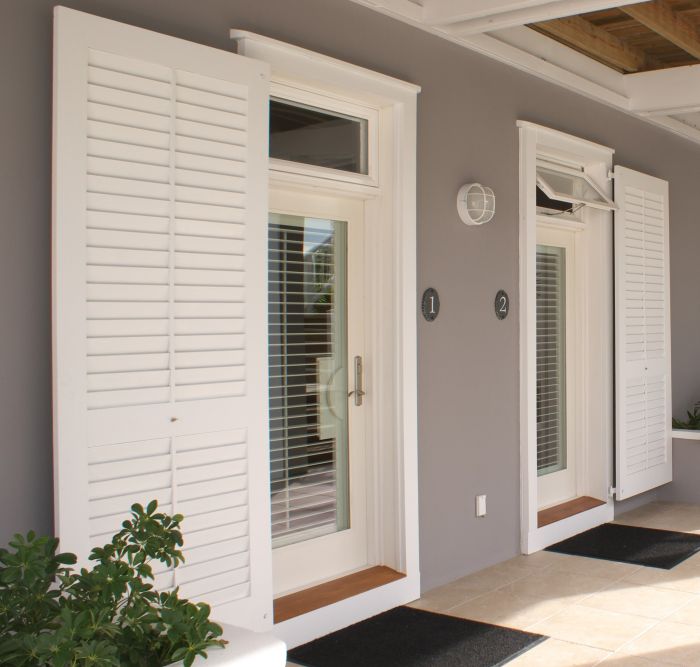 Mini Blind Full Lite Fiberglass Single Door