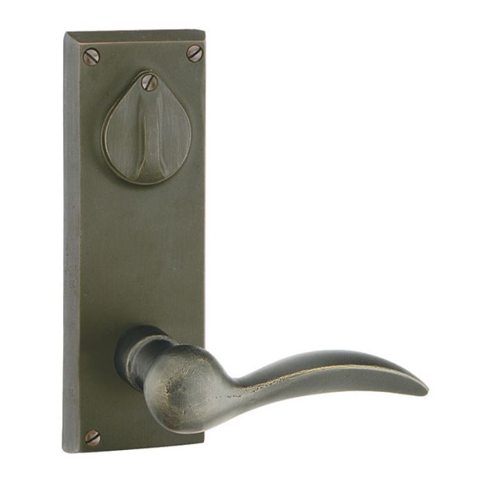 Sandcast Bronze Rectangular Style 3 5/8" Center to Center Keyed