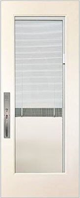 ValueSeries |32" x 80" Full Lite with Blinds & Clear Glass Single Door