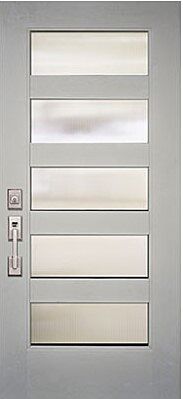 ValueSeries |36" x 80" 5 Lite Wide SDL Mahogany Single Door