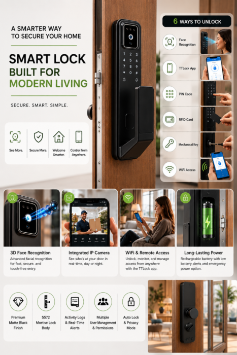 Aura™ Vision Smart Lock: The Intelligent Gateway to Your Home