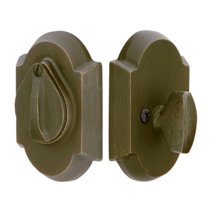 Sandcast Bronze #1 Style Deadbolt with Flap