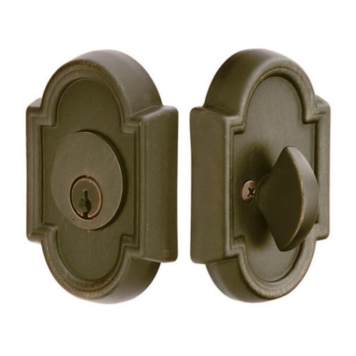Tuscany Bronze #11 Style Deadbolt