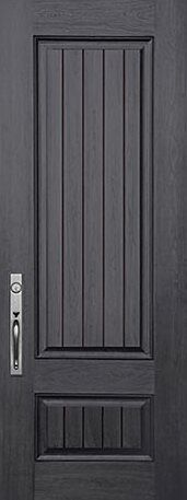 ValueSeries|36" x 96" 3/4 V-Groove Mahogany Two Panel Single Door