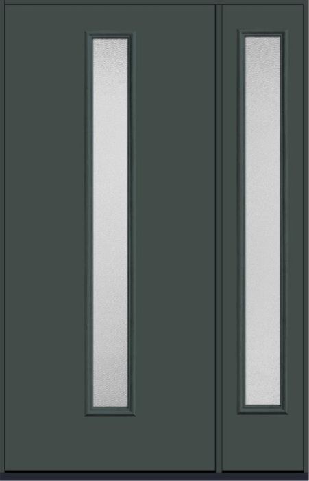 80 Granite Modern Pulse Linea Centered Smooth Fiberglass Single Door,Sidelite , WBD Impact