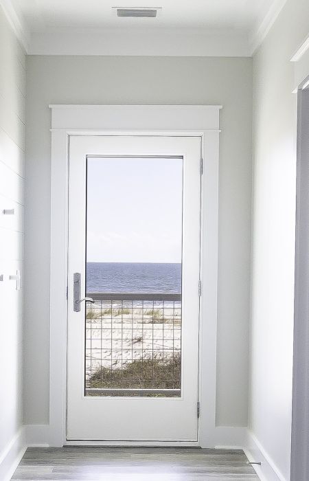 Low-e Full Lite Fiberglass Single Door