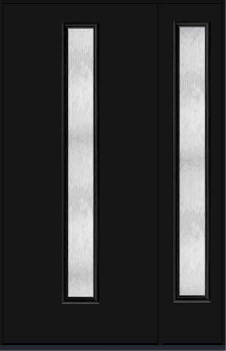 80 Chord Modern Pulse Linea Centered Smooth Fiberglass Single Door,Sidelite , WBD Impact