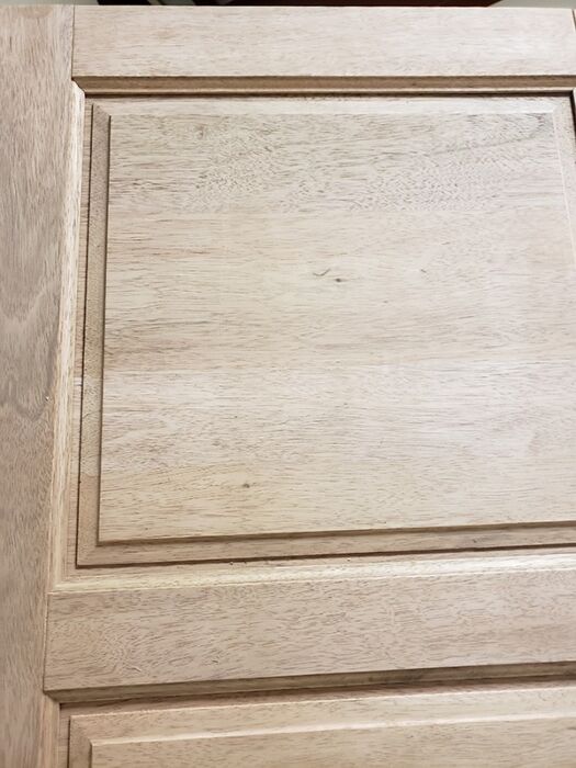 Mahogany 3 Panel Solid Single Door, Sidelite|P301-S-OG